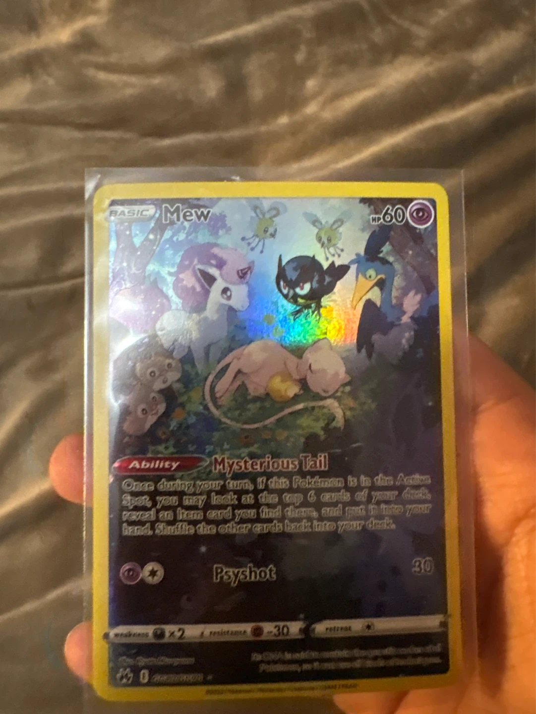 Mew Pokémon Card - Crown Zenith Galarian Gallery