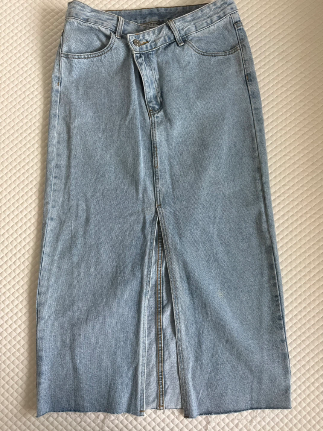 Denim Maxi Skirt - photo 3