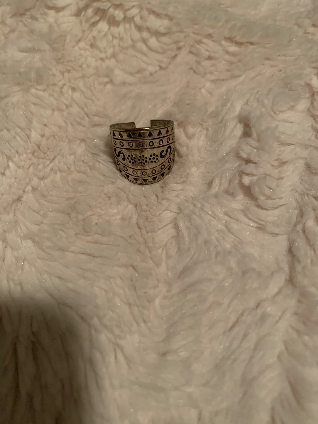 Adjustable Sterling Silver Boho Ring