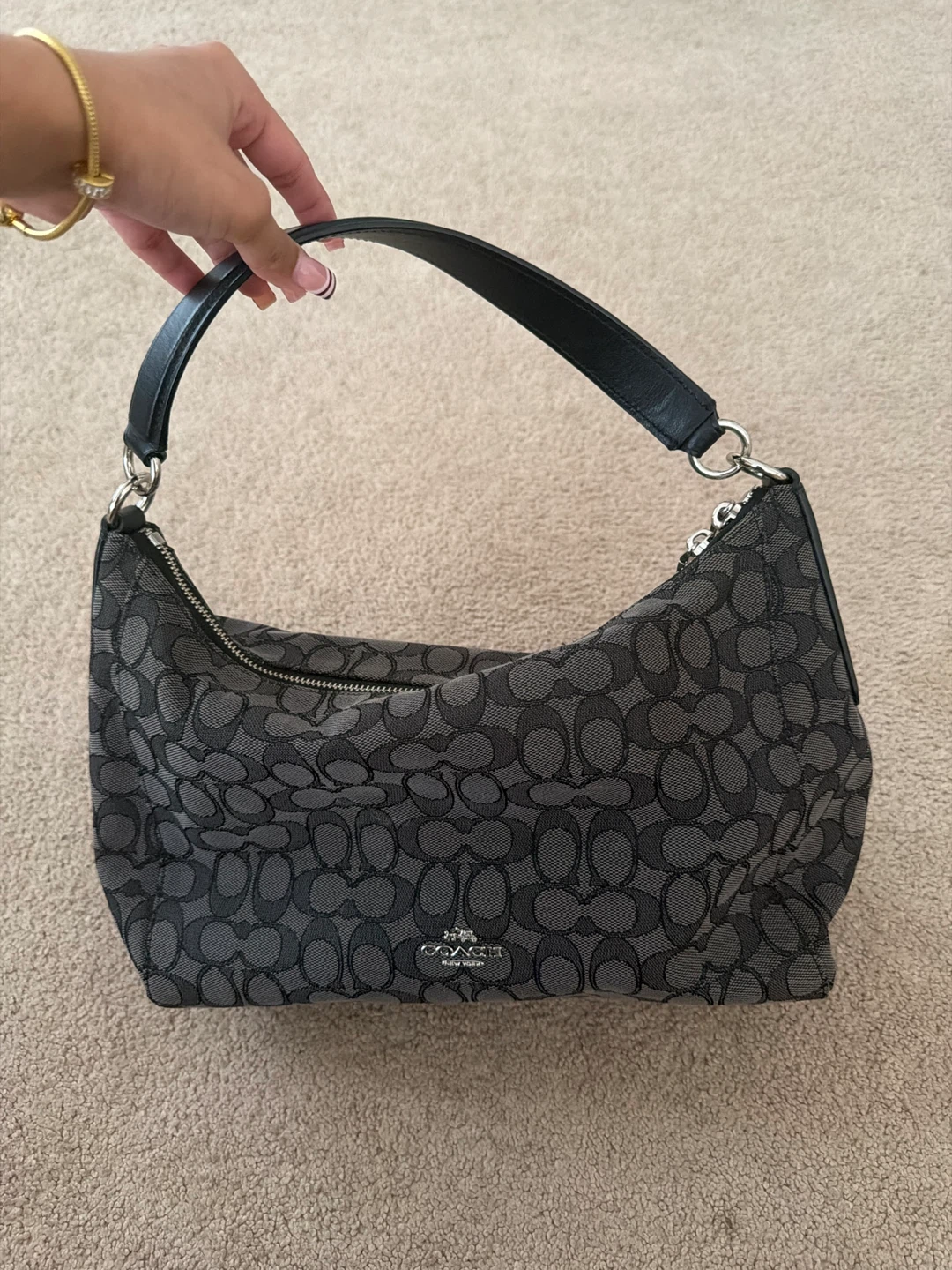 Coach Monogram Shoulder Bag