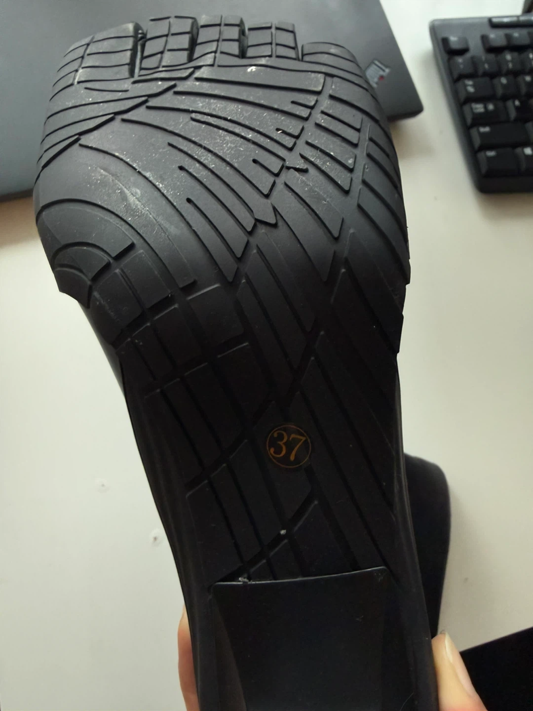 Black Toe Boots with Zipper - photo 4