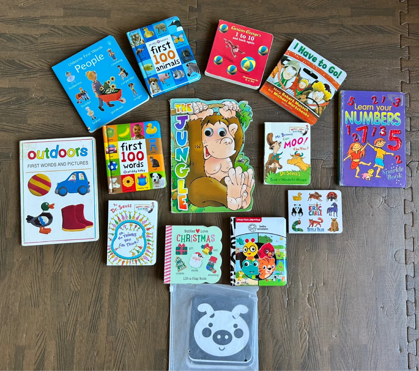 13 Assorted Children's Board Books