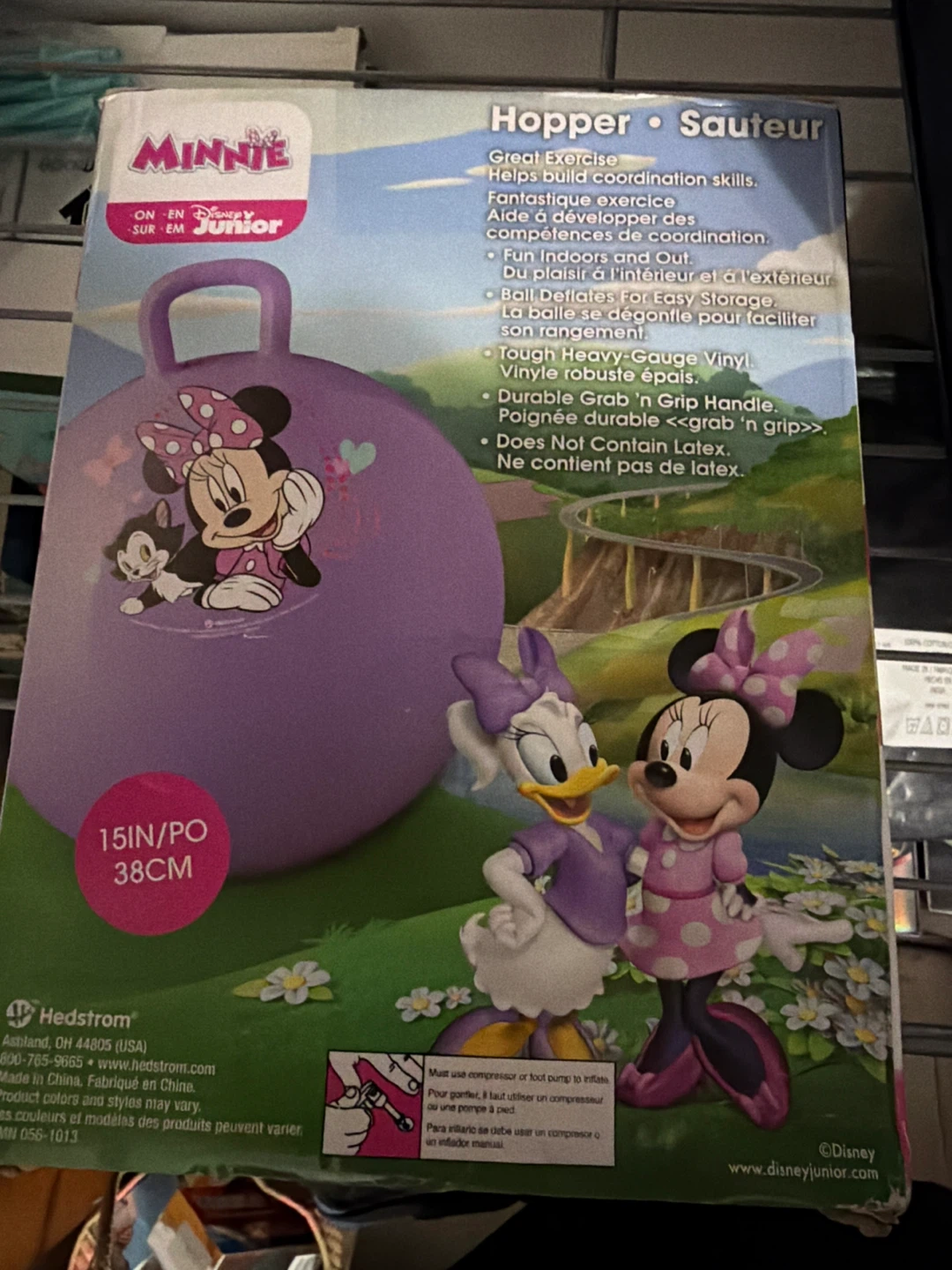 Disney Junior Minnie Mouse Hopper Ball 15in/38cm - photo 2