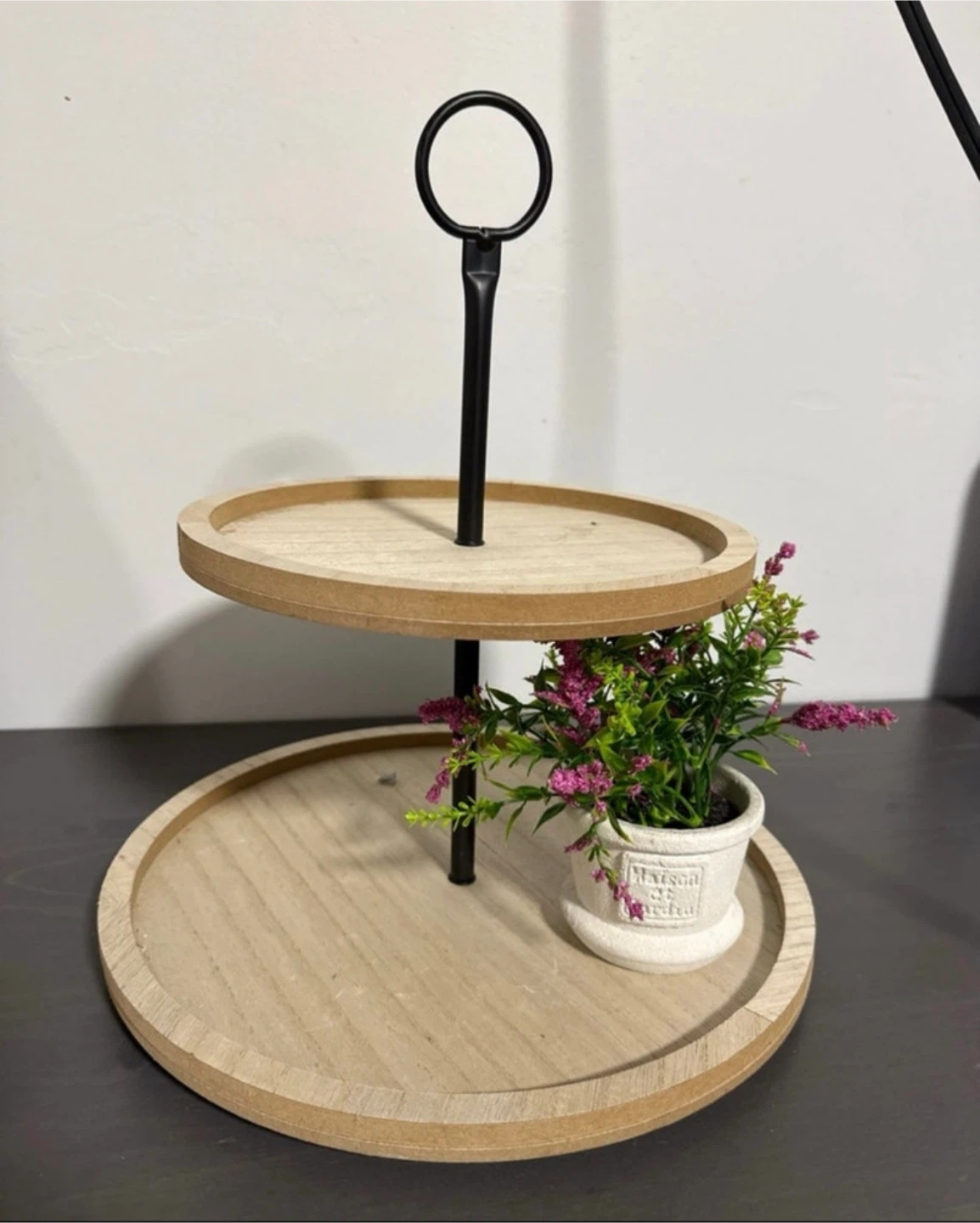 2-Tier Wooden Tiered Tray - photo 5