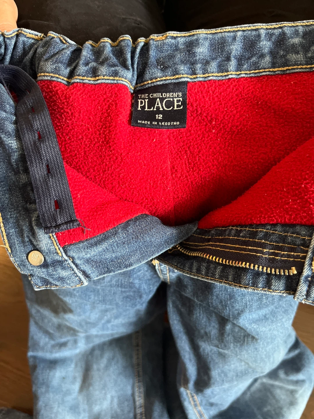 The Children's Place Fleece-Lined Jeans - Size 12 - photo 2