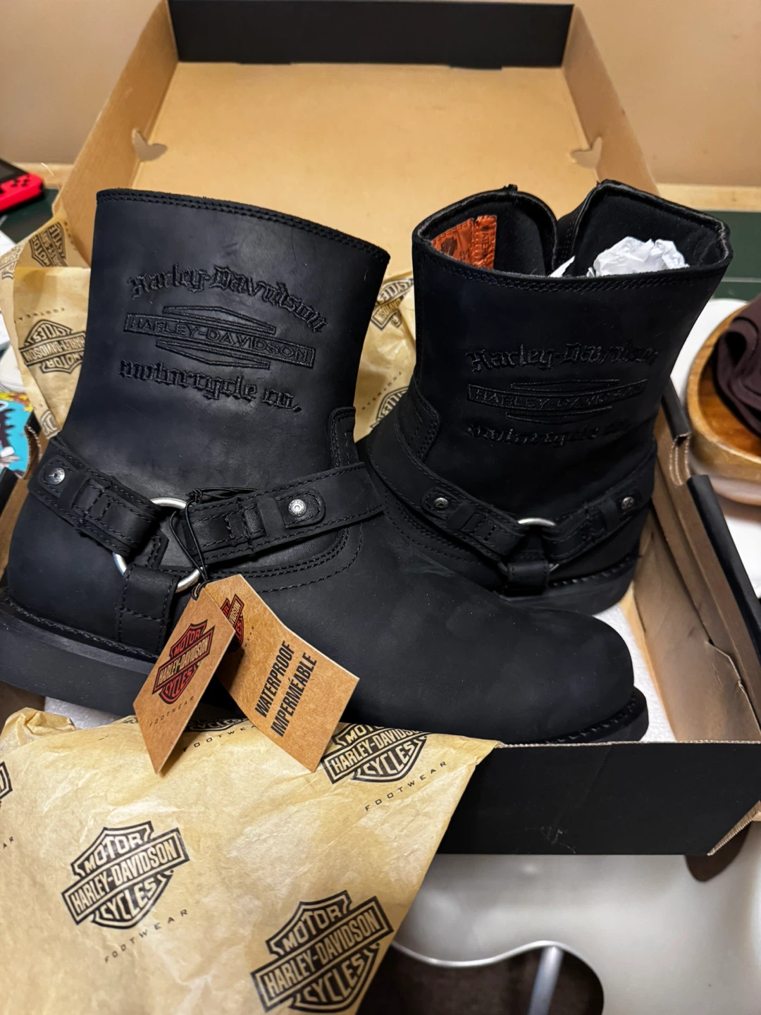Harley-Davidson Men's Waterproof Motorcycle Boots