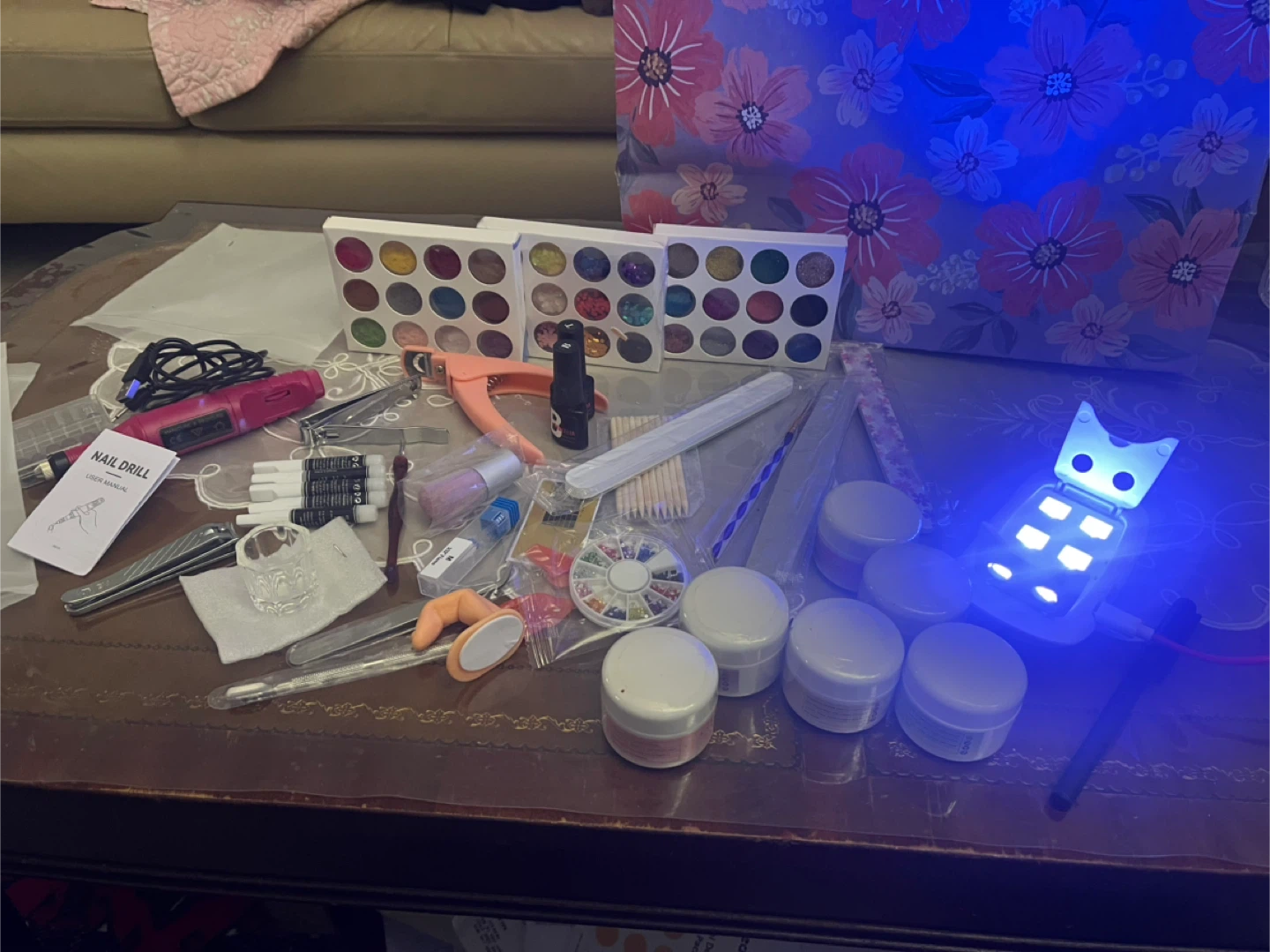 Brand New Nail Kit – UV Lamp, Drill, Gel & Tools – Full Set - photo 5