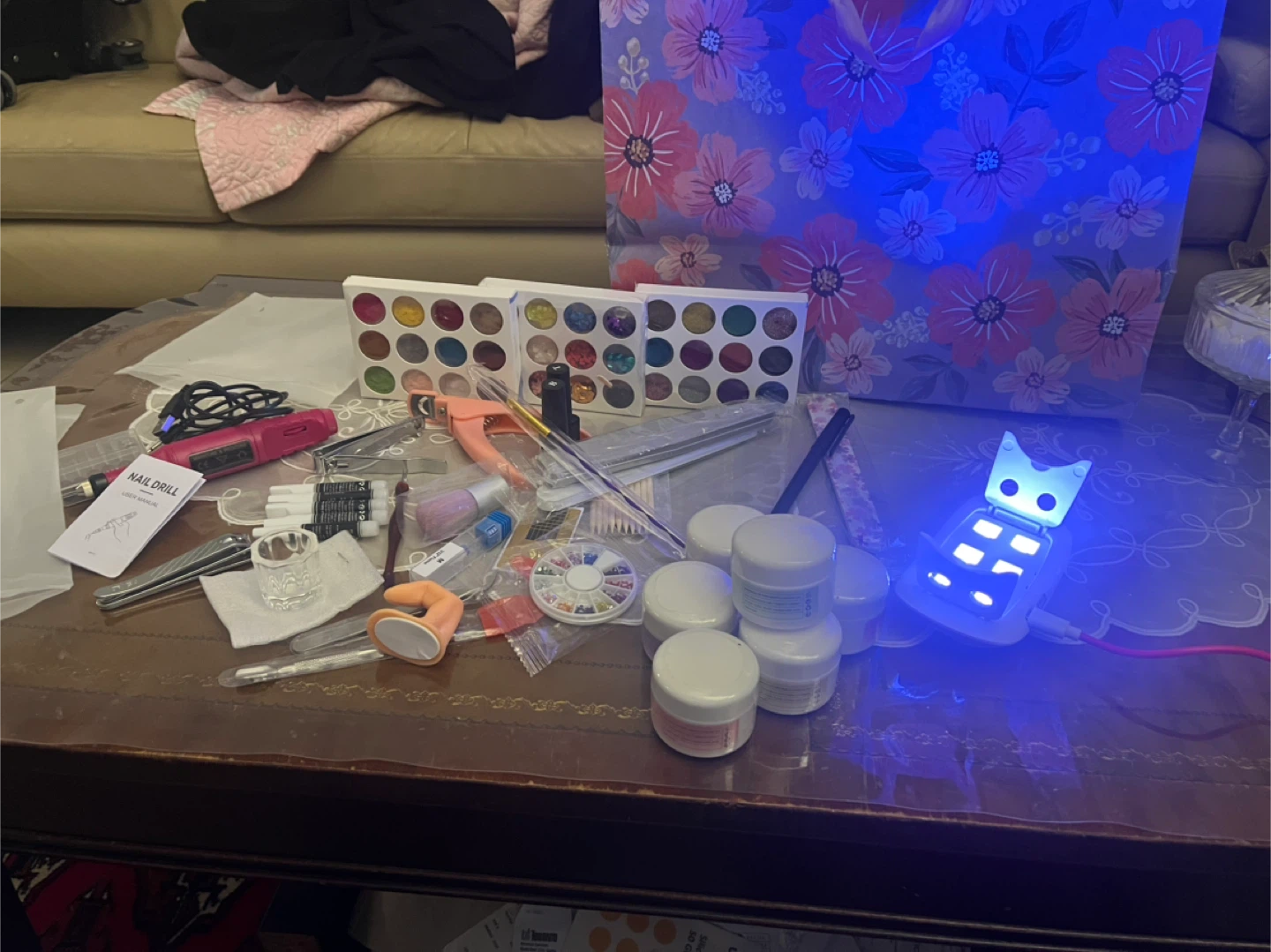 Brand New Nail Kit – UV Lamp, Drill, Gel & Tools – Full Set - photo 2