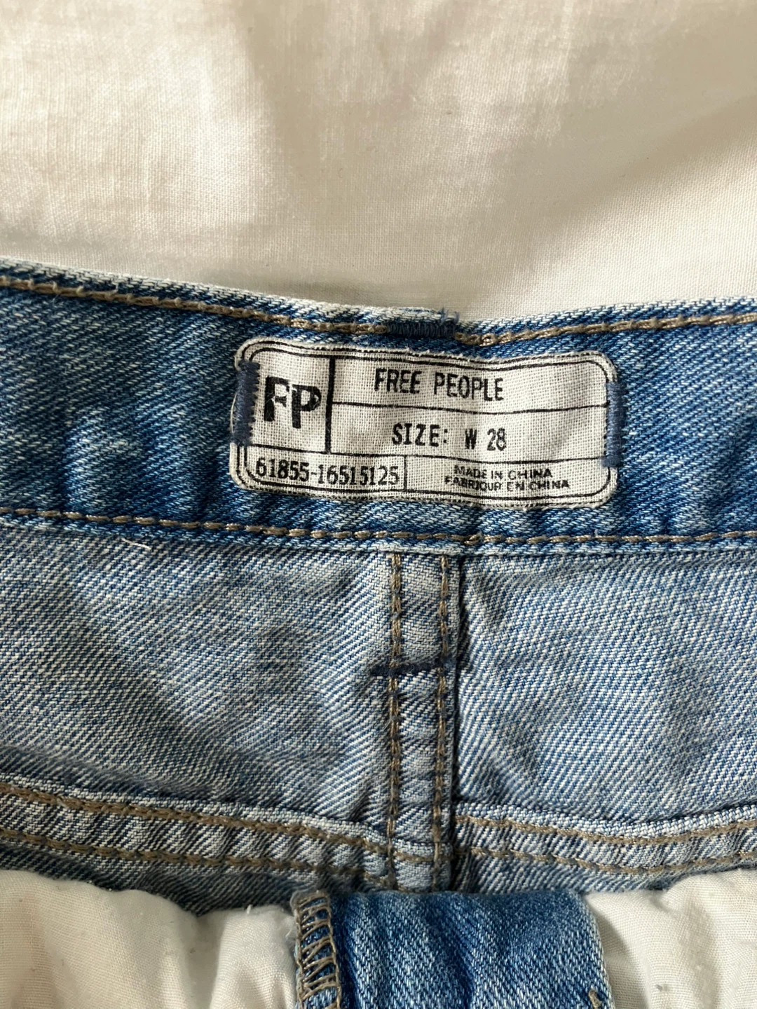 Free People Distressed Denim Shorts W28 - photo 2