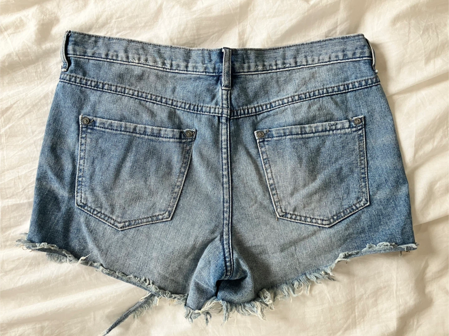 Free People Distressed Denim Shorts W28 - photo 3