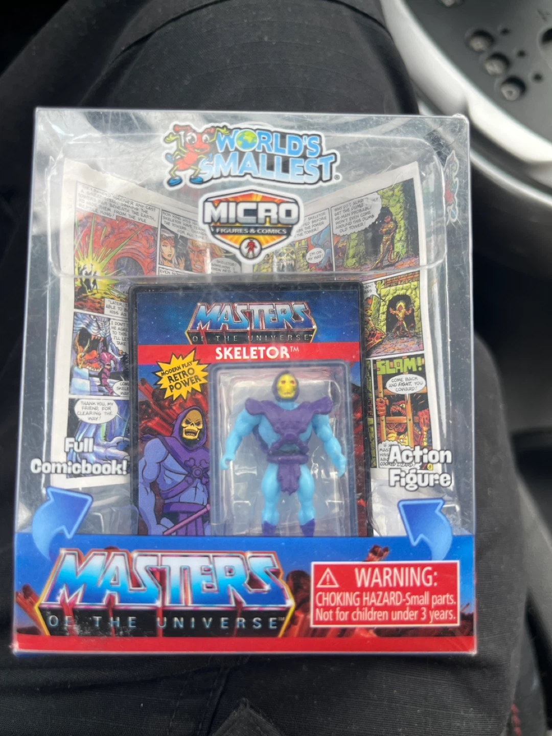 Smallest Skeletor Action Figure & Comic