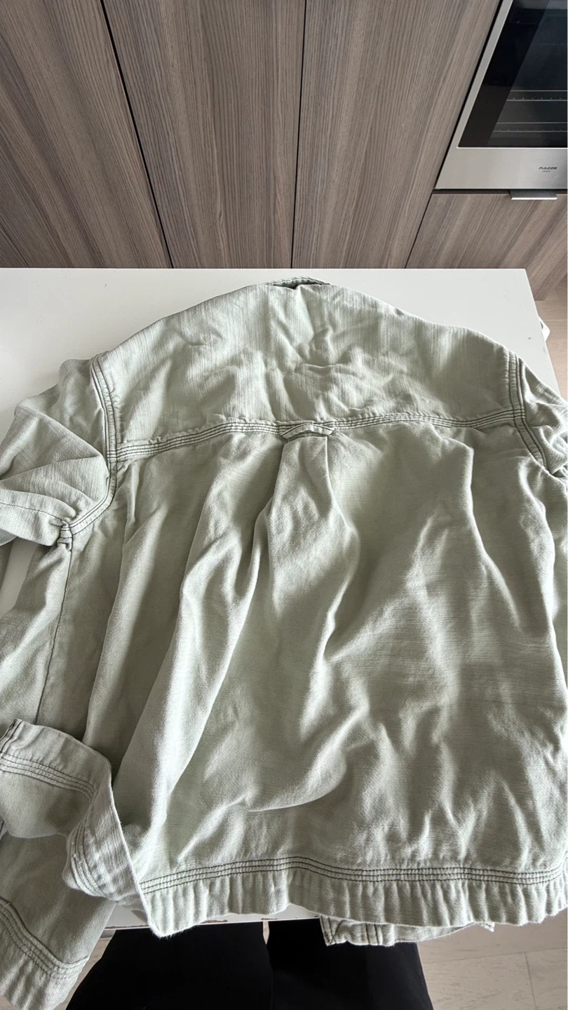 American Eagle Light Green Jacket ‼️msg pickup time - photo 2