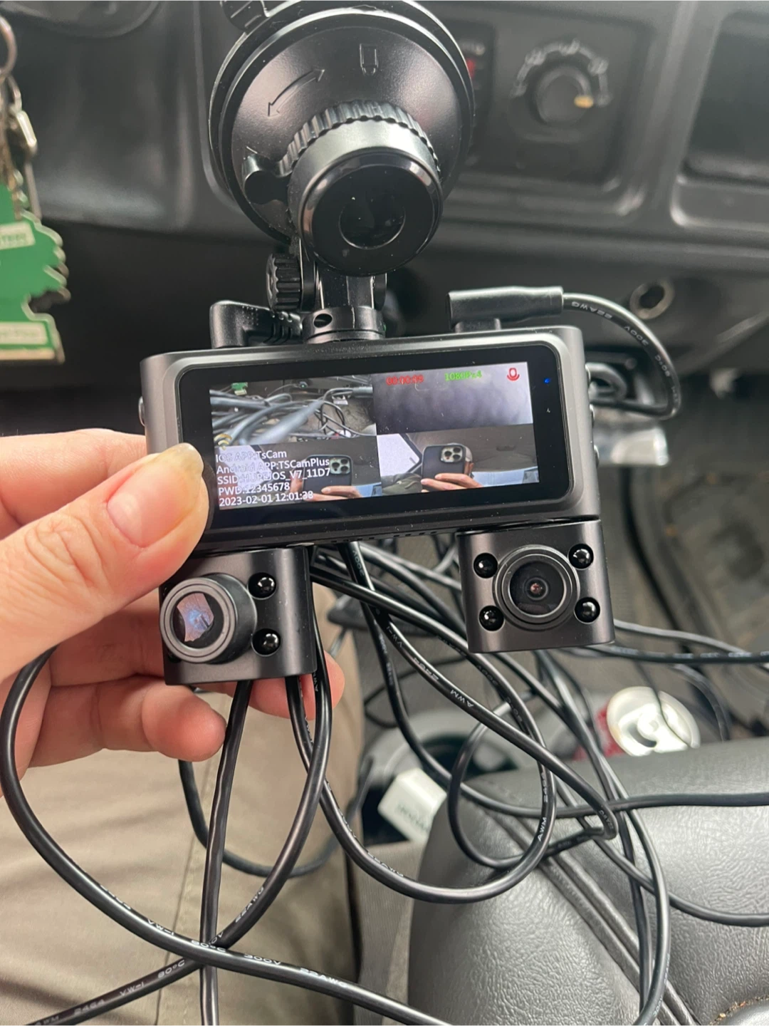 Neidso N300 4CH Dash Cam FHD 1080P 360 Degree Car Camera