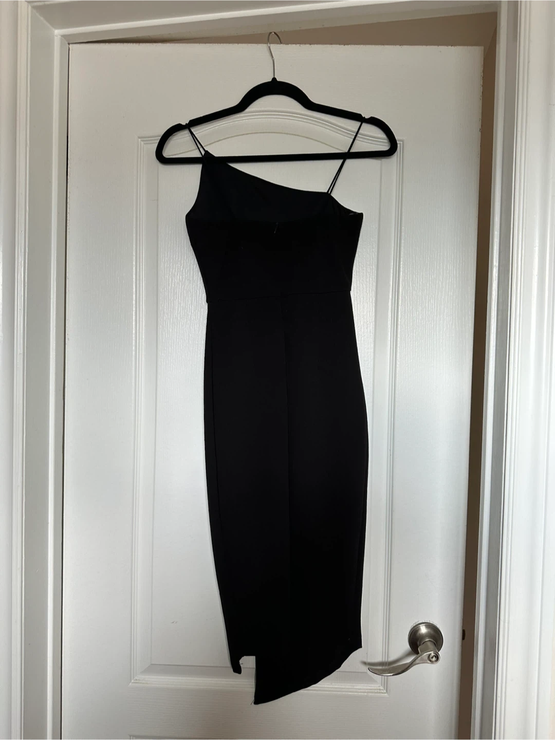 Black asymmetric dress - photo 2