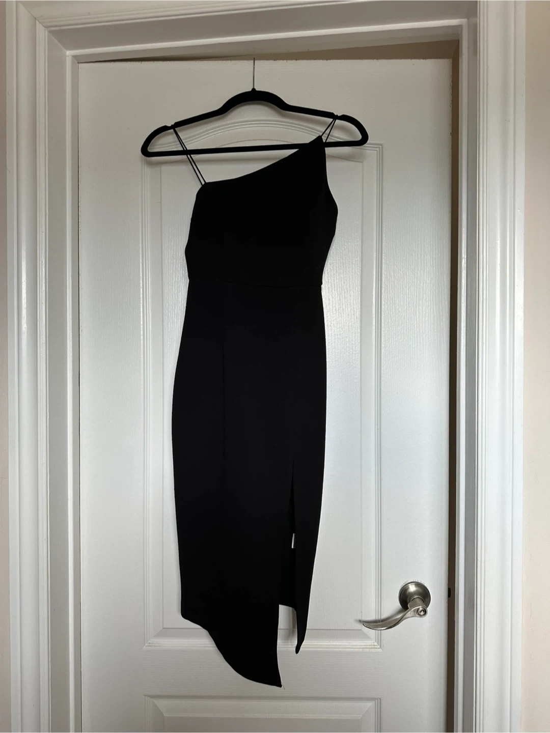 Black asymmetric dress