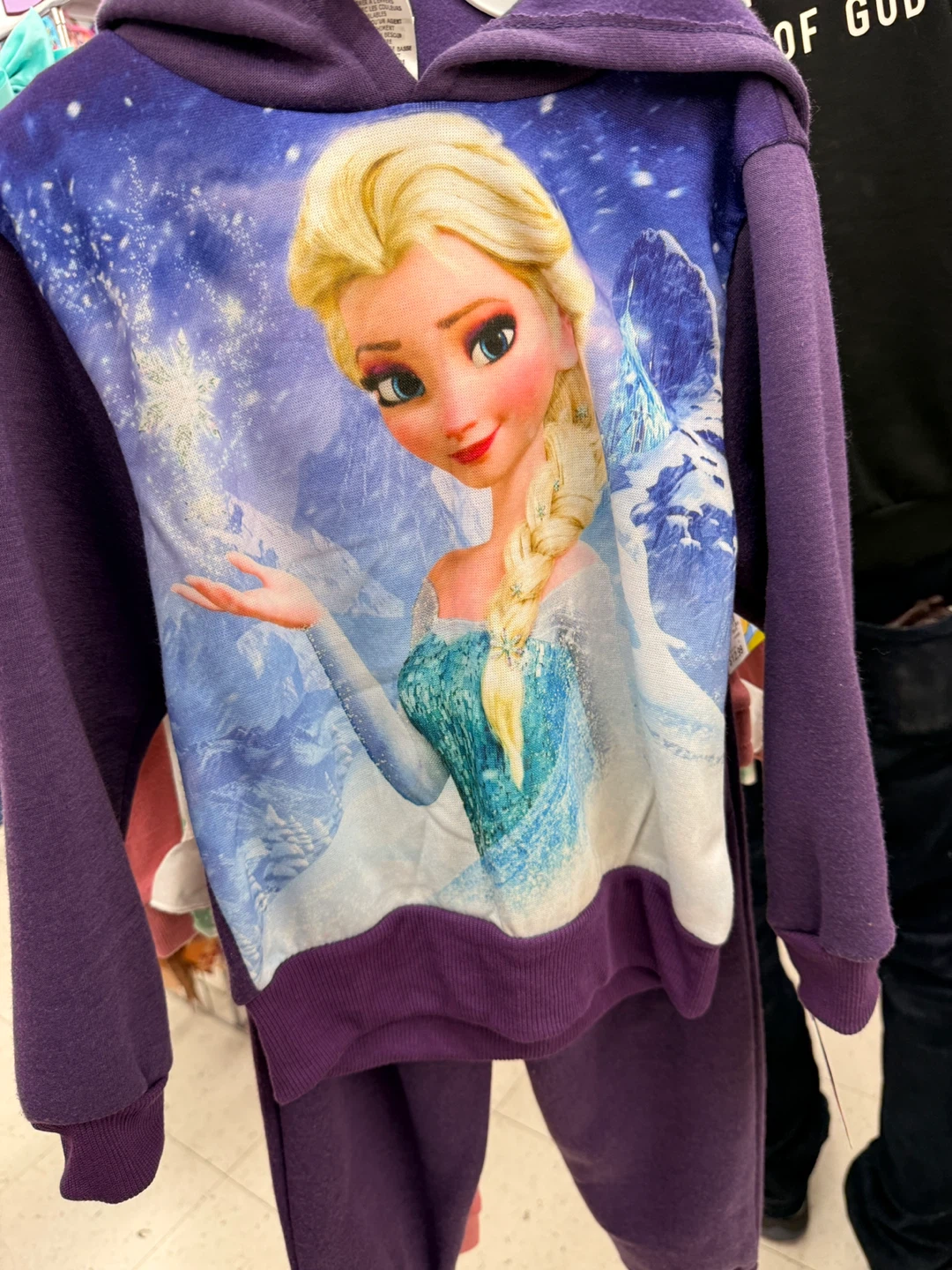 Disney Frozen Elsa Hoodie - Size 5/6
