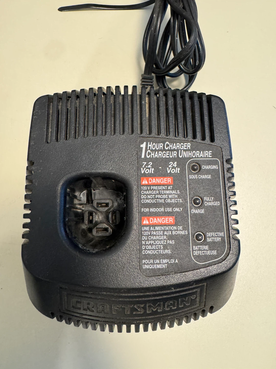Craftsman 14.4V Ni-Cd Battery and 1-Hour Charger - photo 4