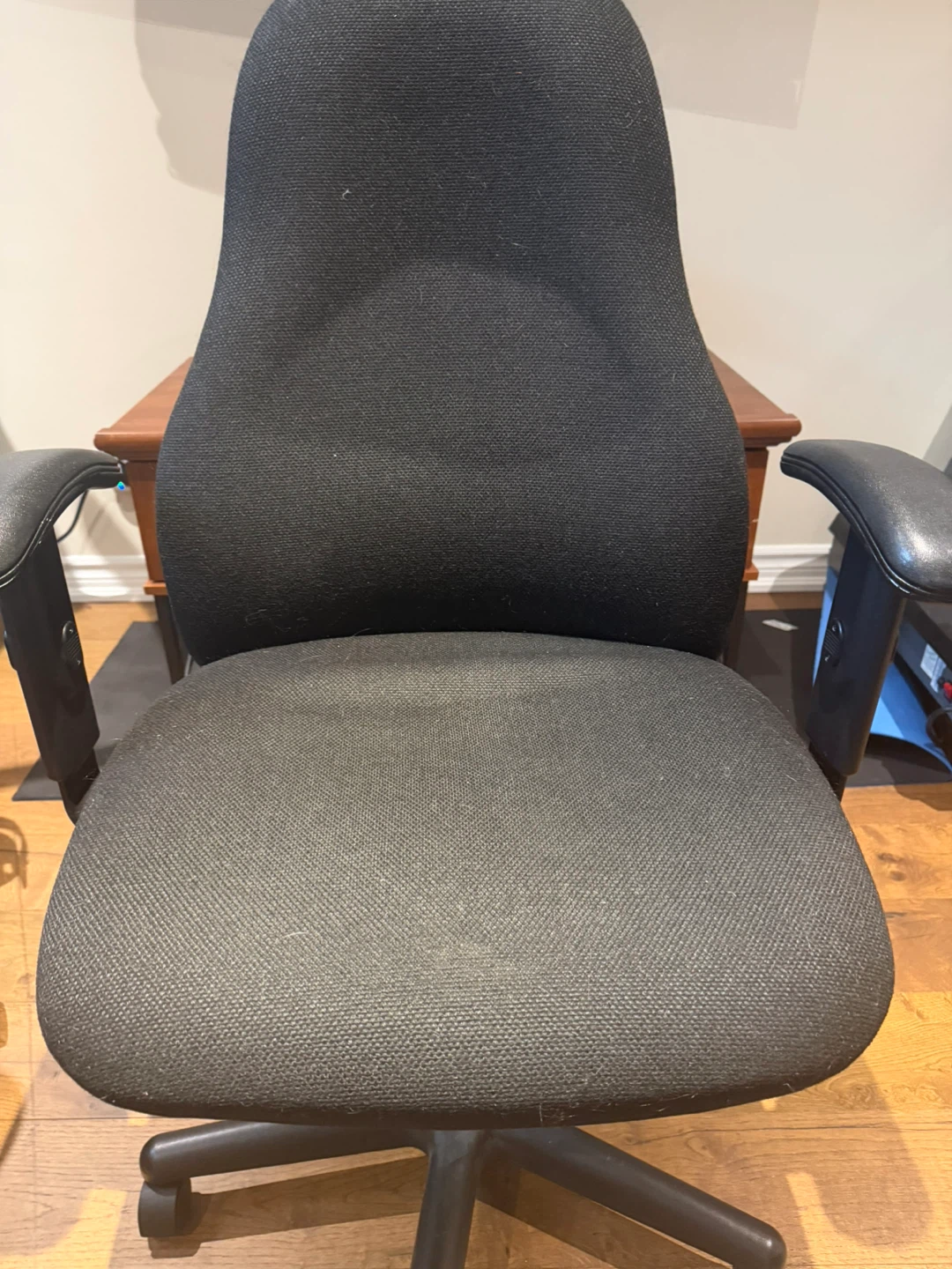 Black Fabric Office Chair