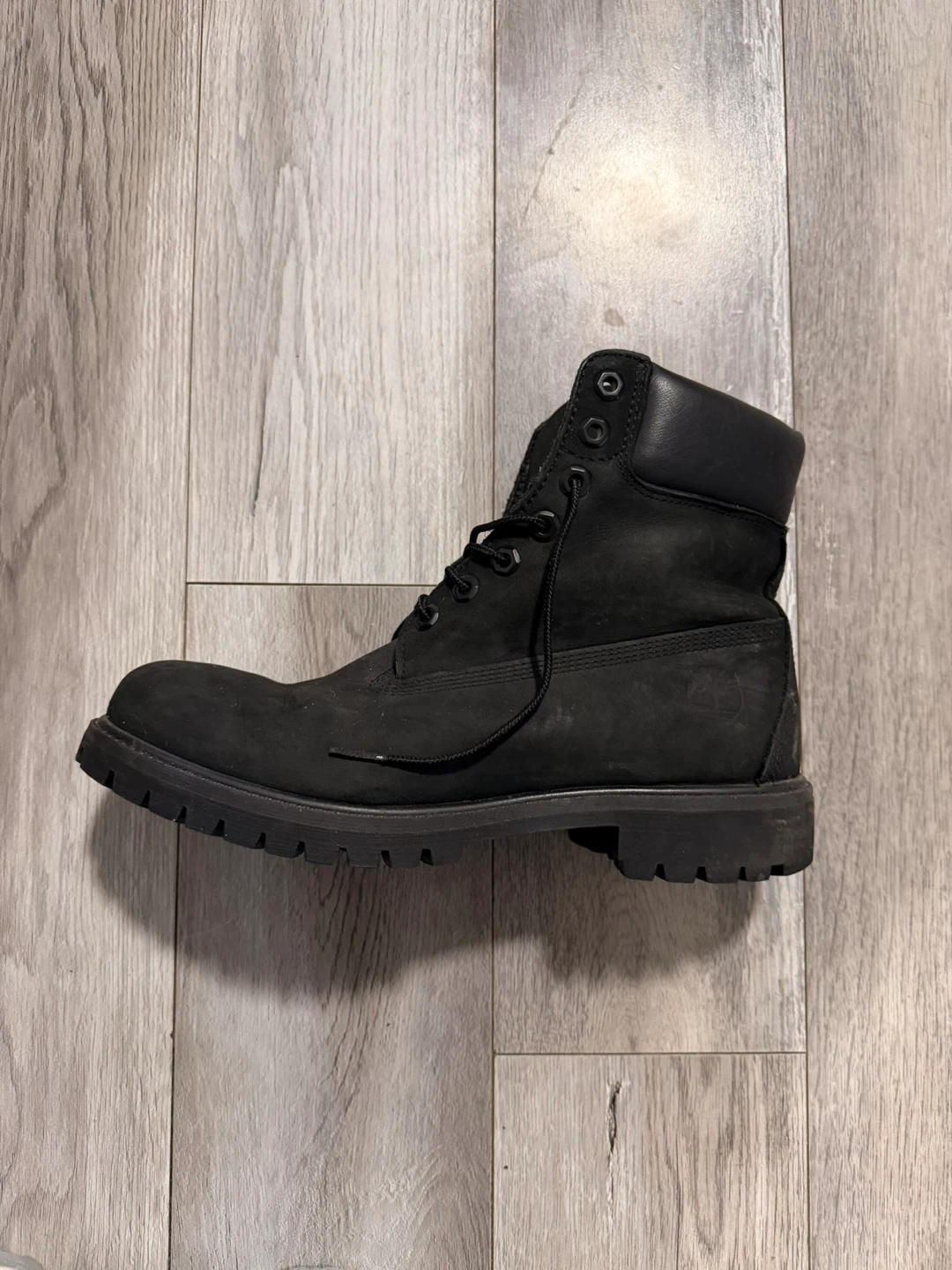 Timberland Black Leather Boots size 9 mens - photo 2