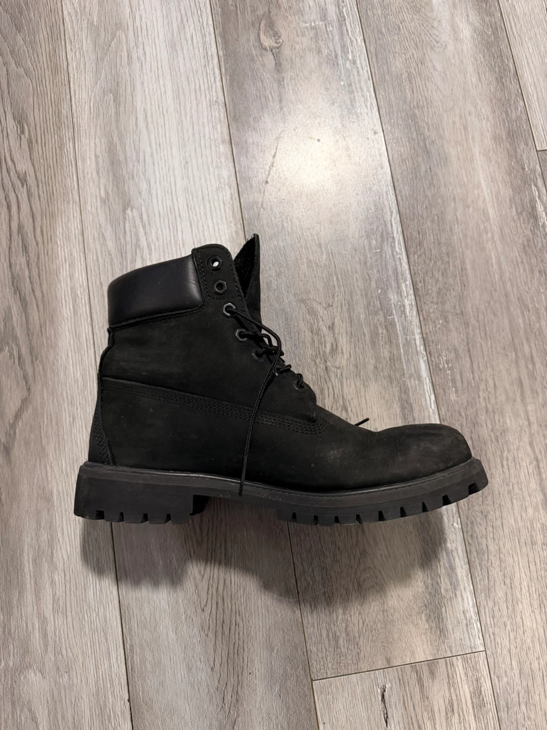 Timberland Black Leather Boots size 9 mens - photo 3