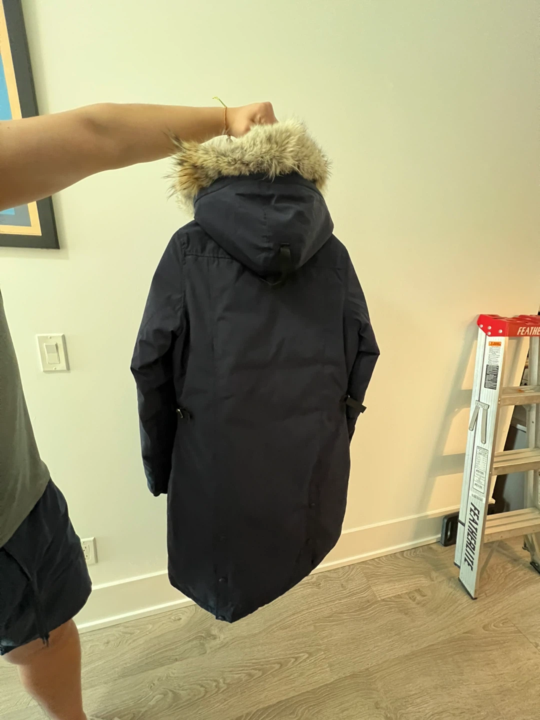 Canada Goose Navy Parka with Fur Hood - photo 2