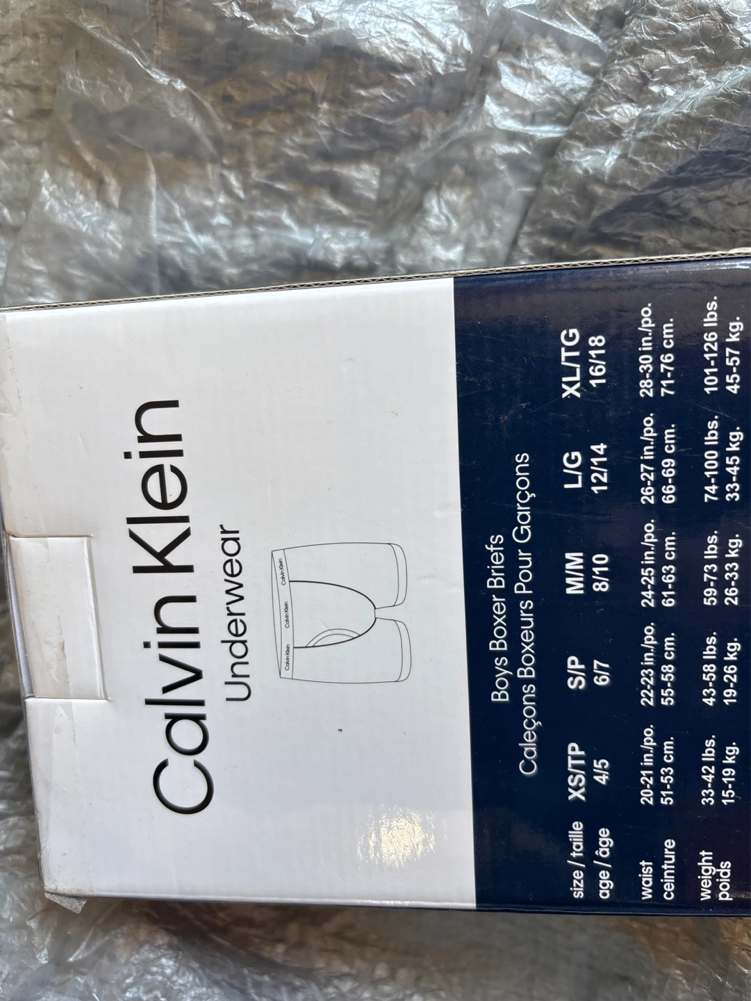 Calvin Klein Boys 6-Pack Boxer Briefs - Size XS/TP - photo 2