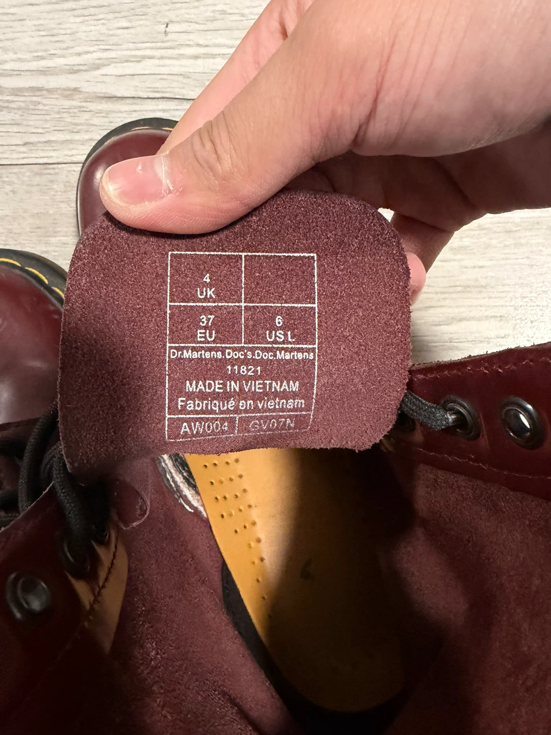 Dr. Martens 1460 Cherry Red Smooth Leather Boots - photo 4