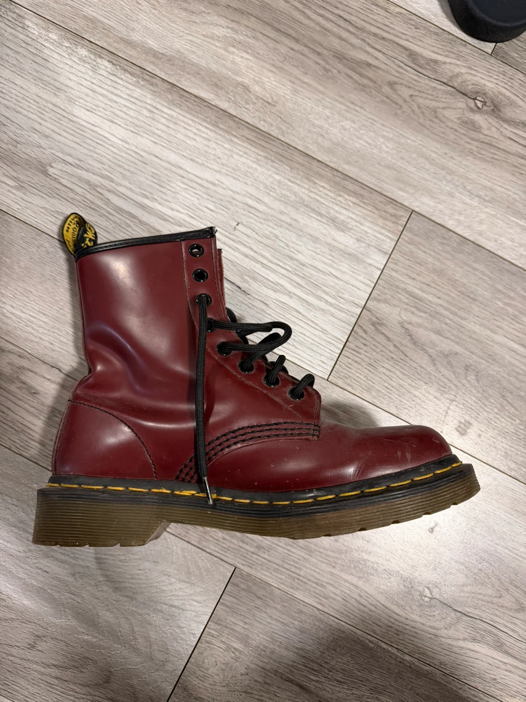 Dr. Martens 1460 Cherry Red Smooth Leather Boots - photo 3