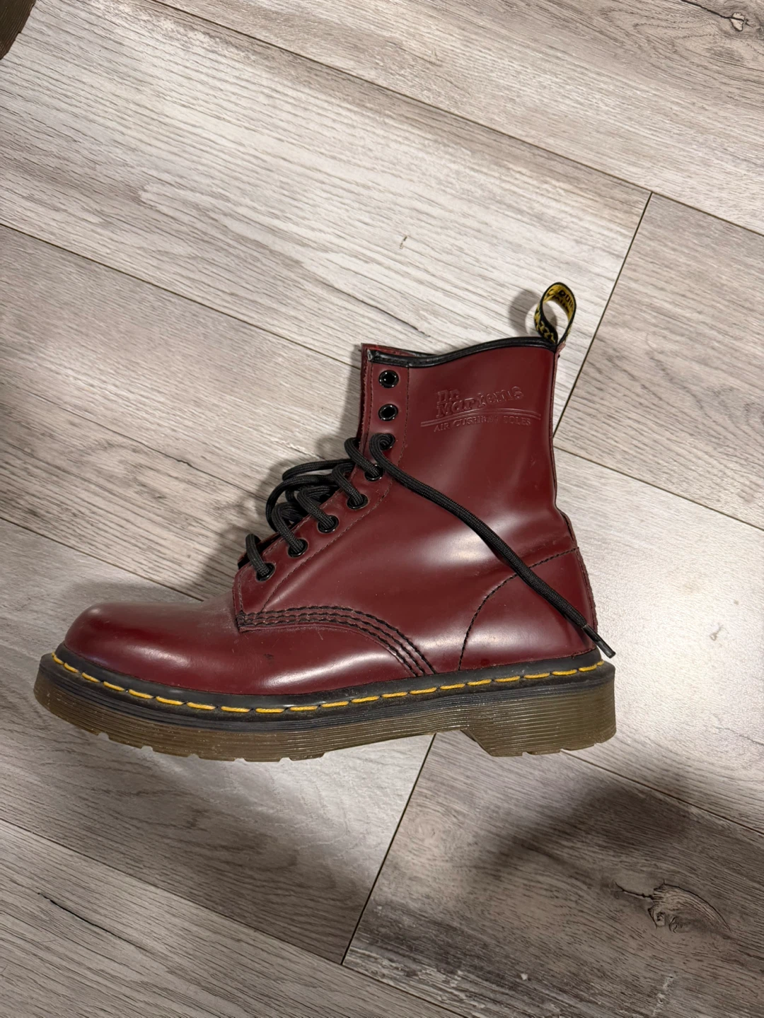 Dr. Martens 1460 Cherry Red Smooth Leather Boots - photo 2