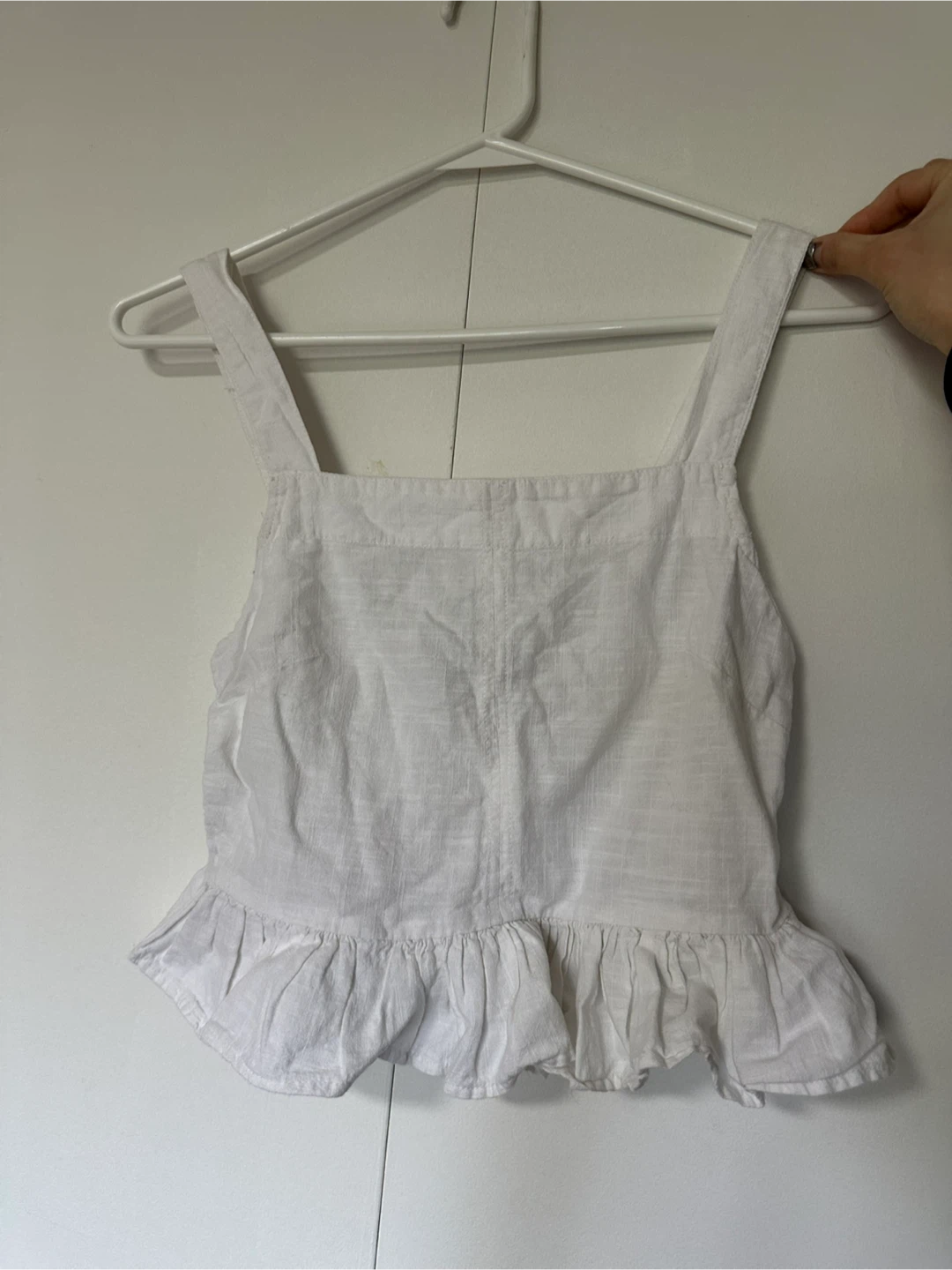 Peplum Cropped Top