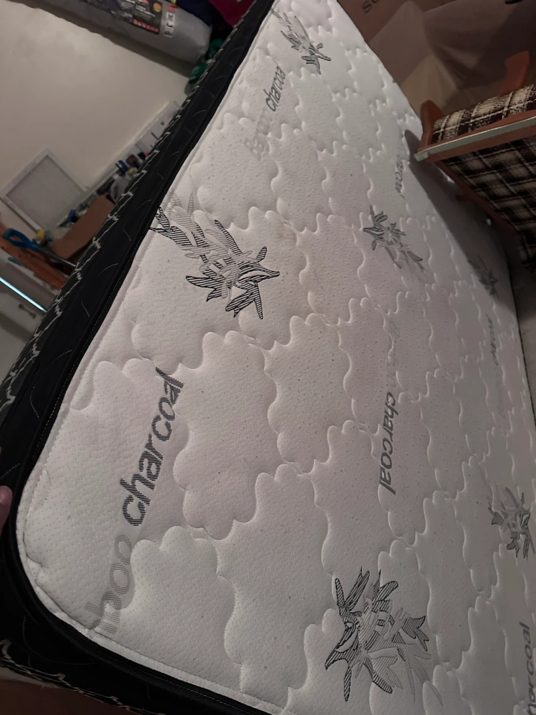 Dark Wood Crib with Mattress - photo 4