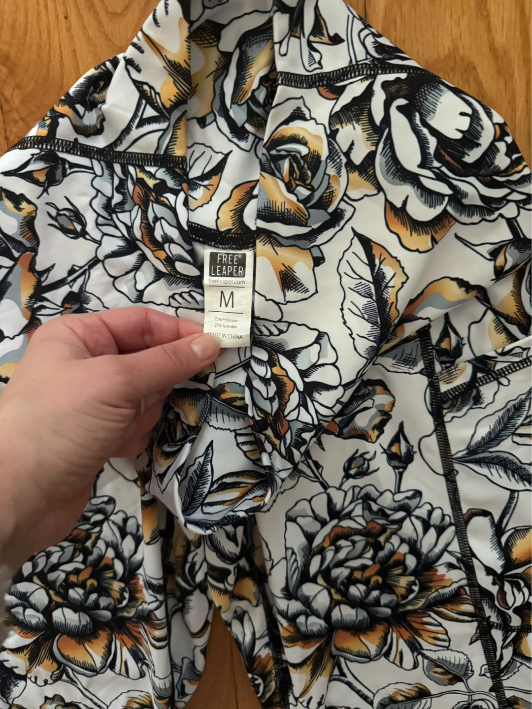 Free Leaper Women's M Floral Leggings - photo 3