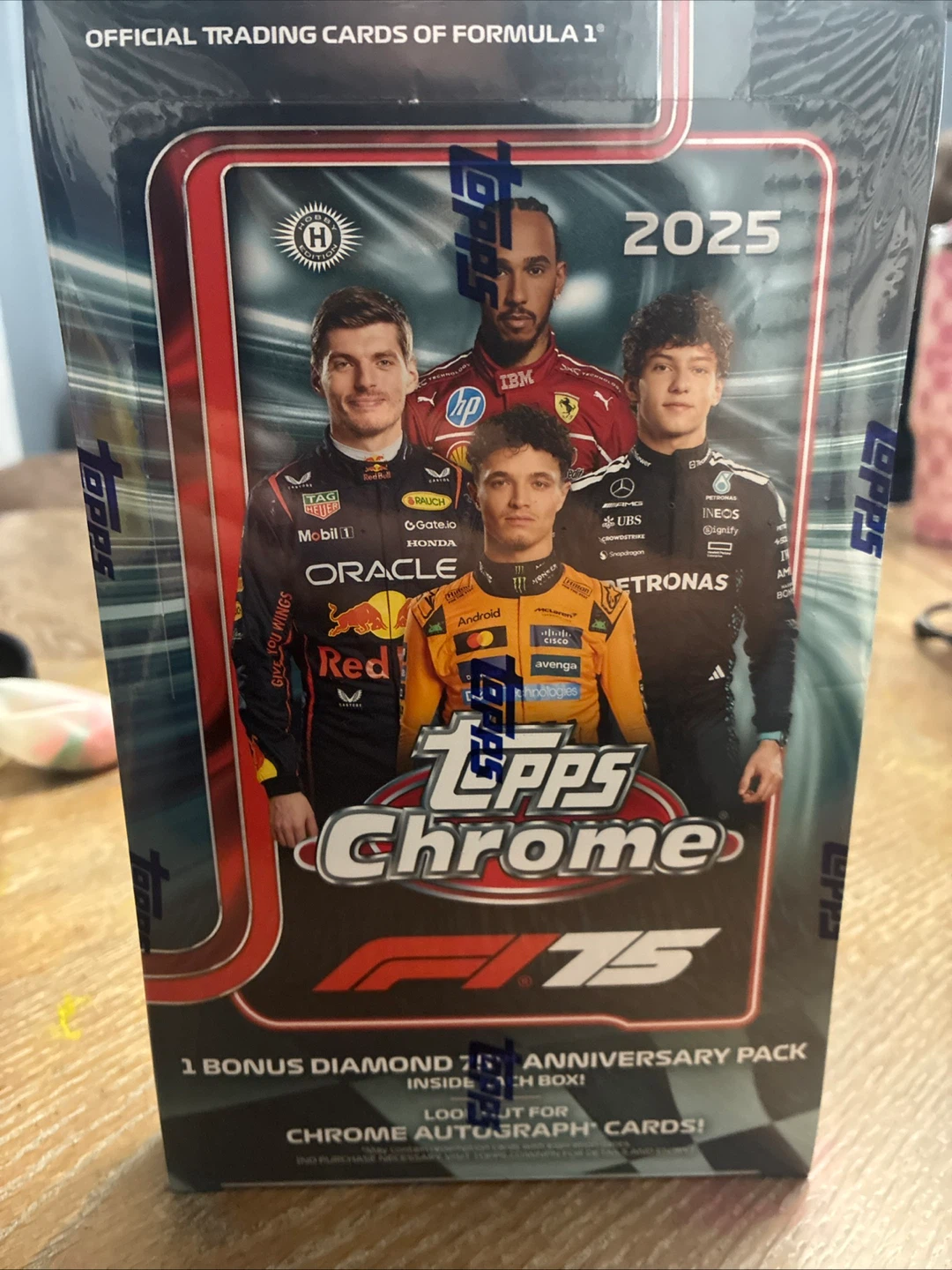 Topps Chrome Formula 1 2025 F1 75th Anniversary Edition