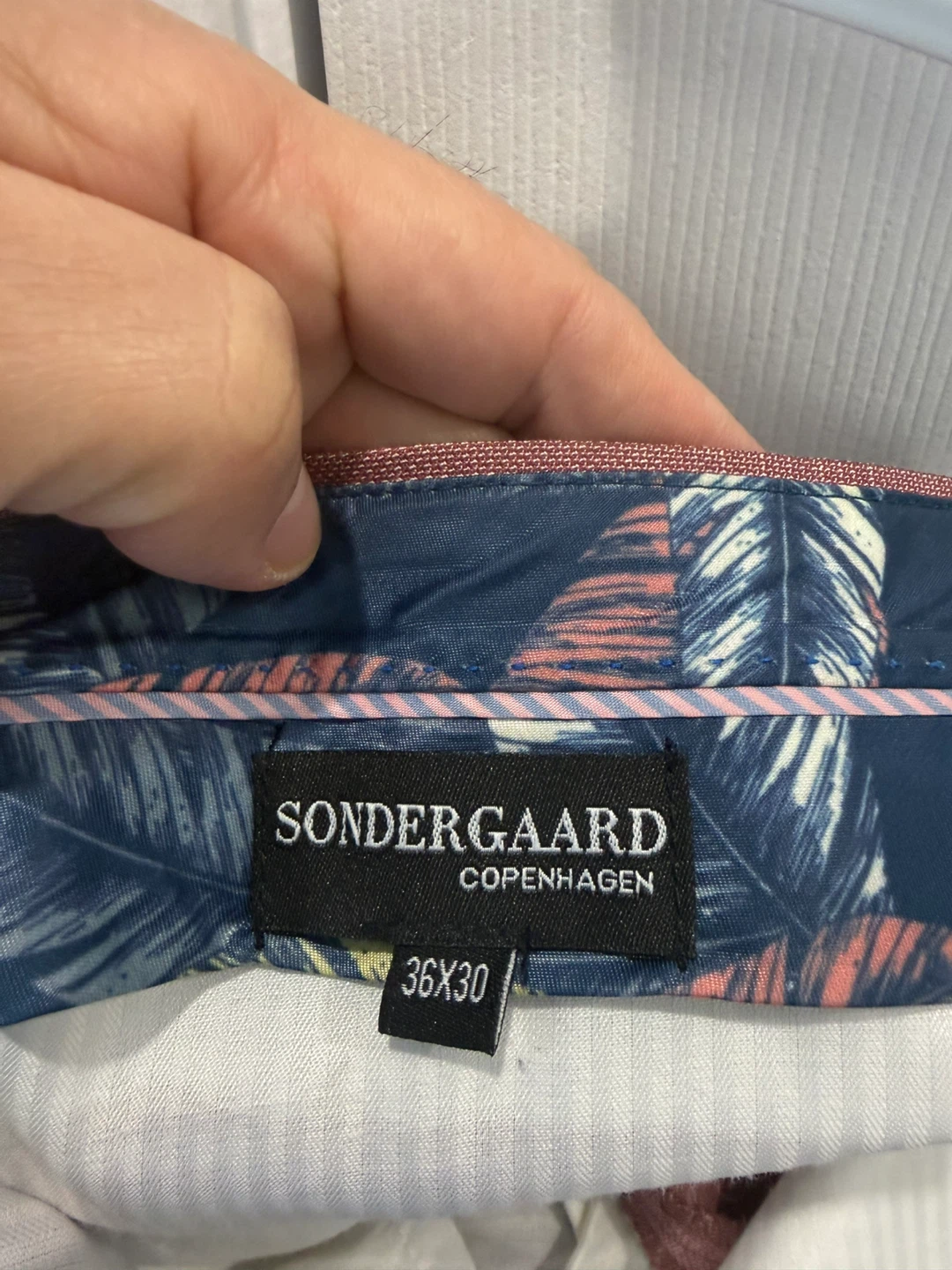 Sondergaard Slim Fit Trousers Size 36x30 - photo 3