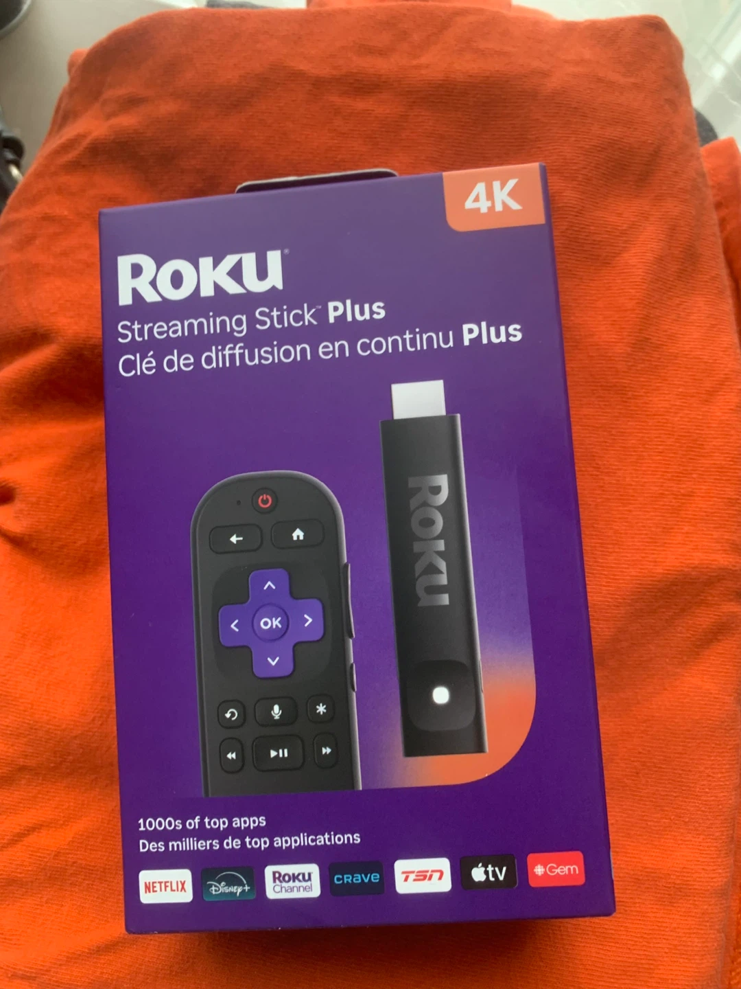 Roku Streaming Stick Plus 4K