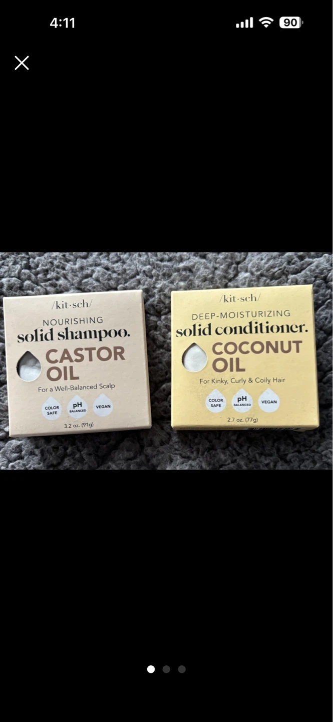 Kitsch Solid Shampoo and Conditioner Bars