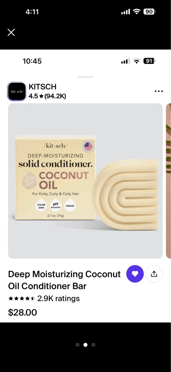 Kitsch Solid Shampoo and Conditioner Bars - photo 2