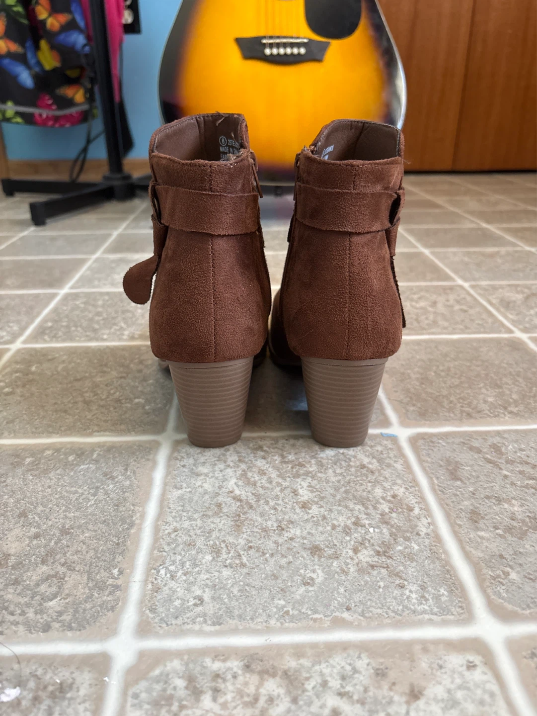 Brown Suede Ankle Boots - photo 4
