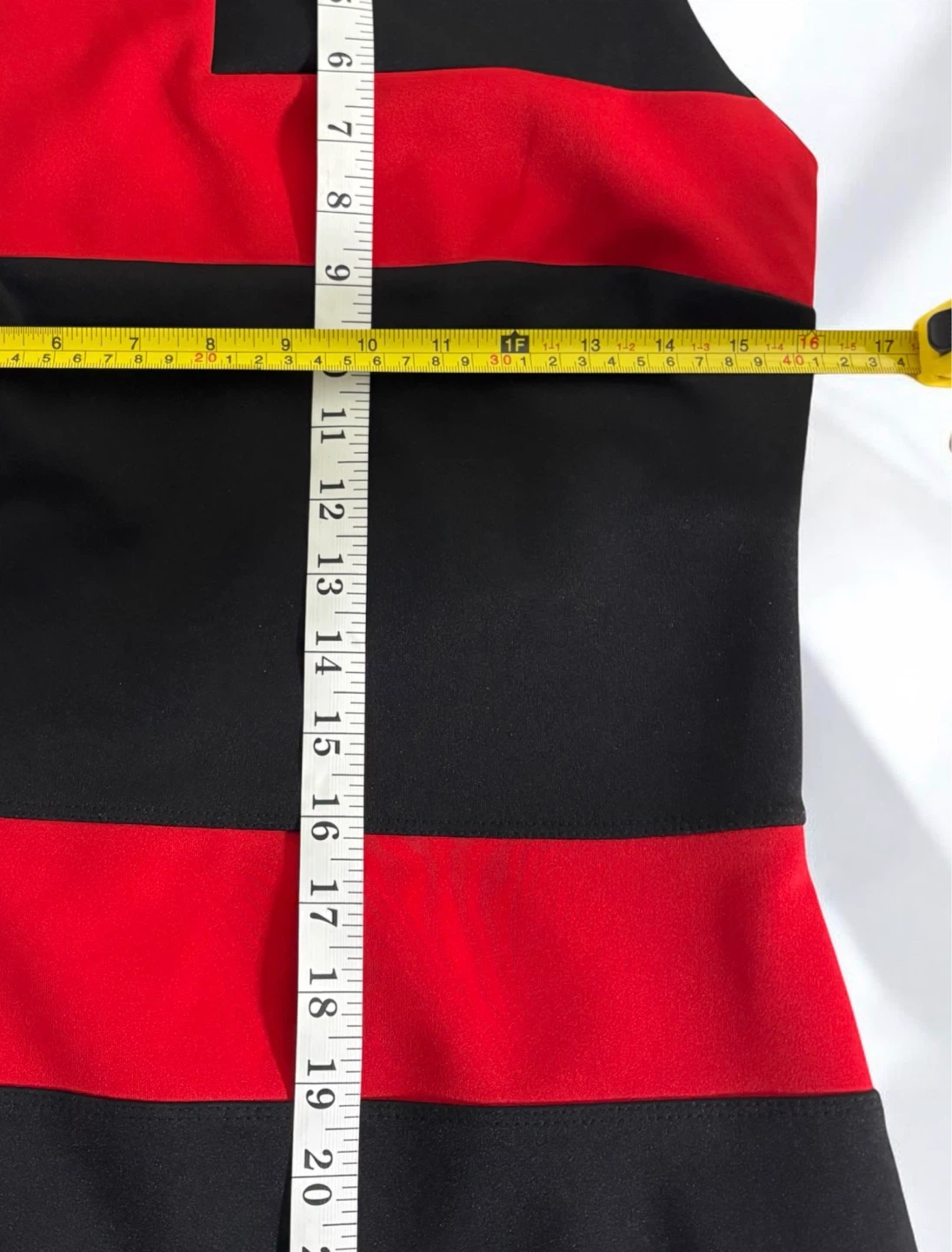Enfocus Studio Black & Red Colorblock Sheath Dress Size 4 - photo 3