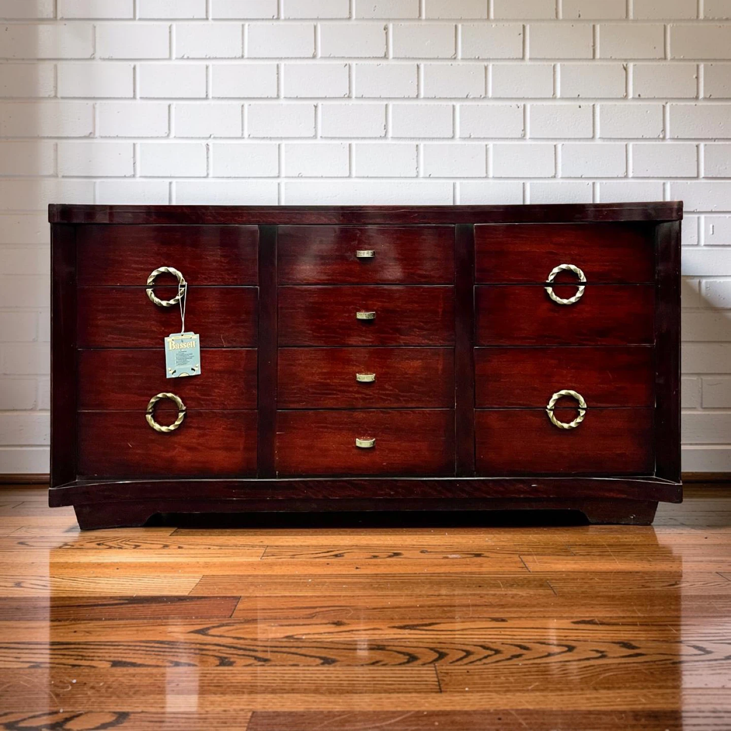 Bassett  Hardwood Dresser with 9 Drawers FREE DELIVERY