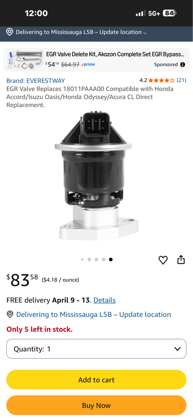 EVERESTWAY EGR Valve Delete Kit - photo 5