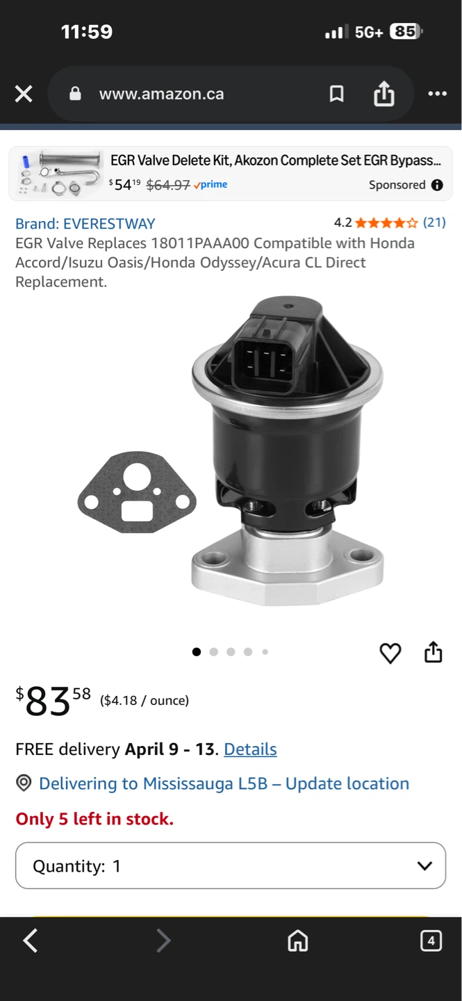 EVERESTWAY EGR Valve Delete Kit