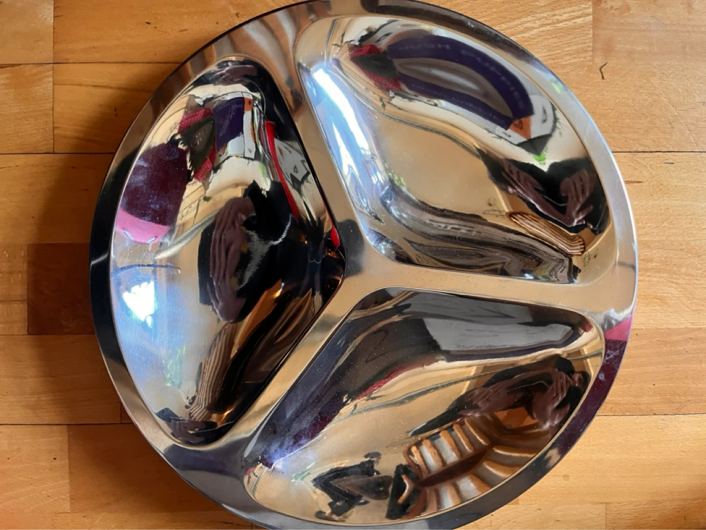 Stainless Steel Divided Plate and Bowl Set - photo 5