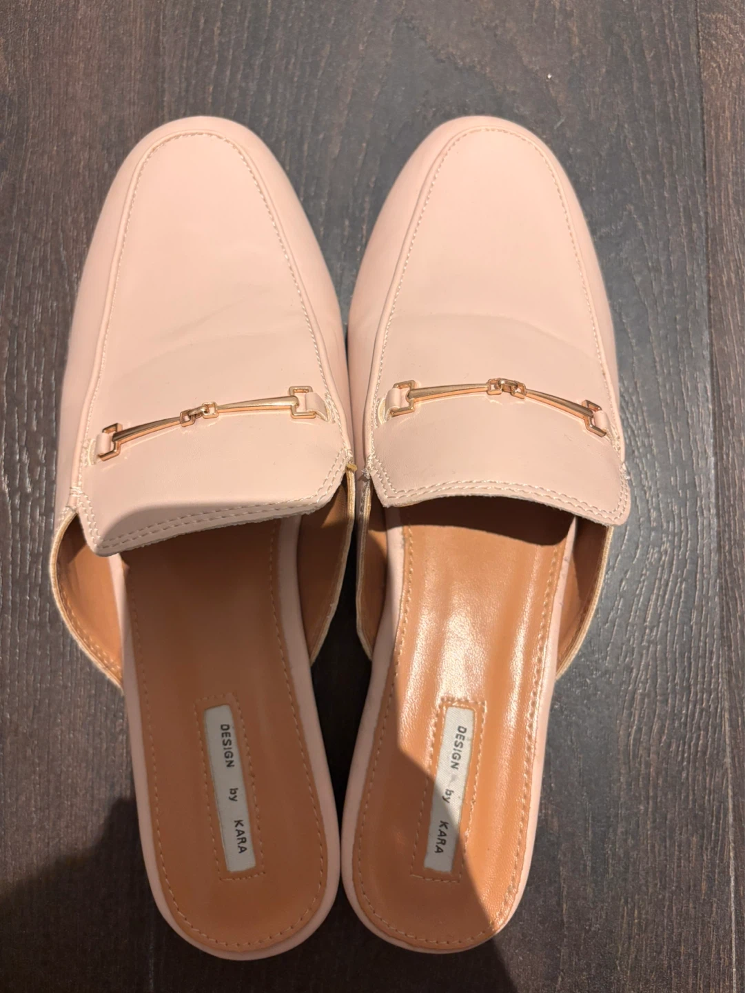 Beige Slip-On Mule Loafers – Size 8 - photo 2