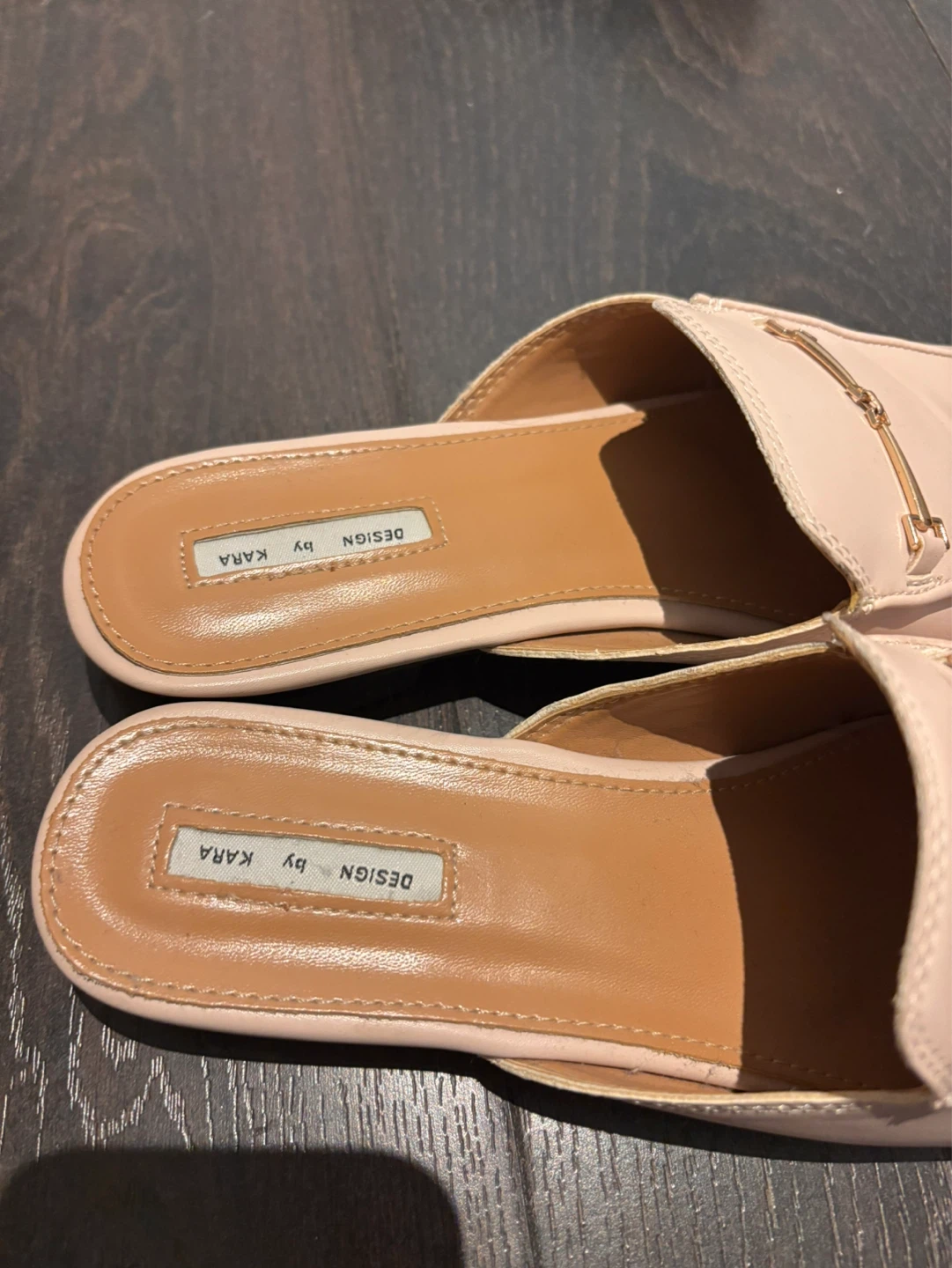 Beige Slip-On Mule Loafers – Size 8 - photo 5