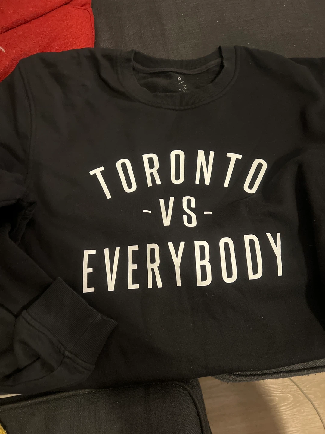 Toronto vs. Everybody Peace Collective crewneck (L)