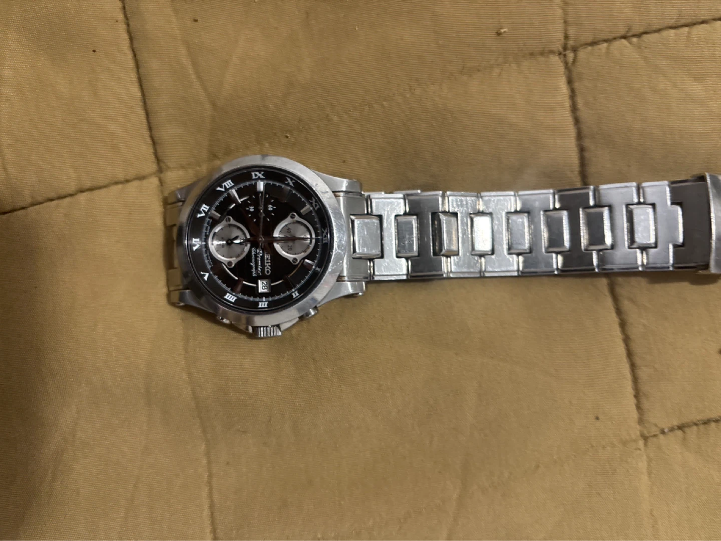 Seiko Chronograph Stainless Steel Men's Watch - photo 2