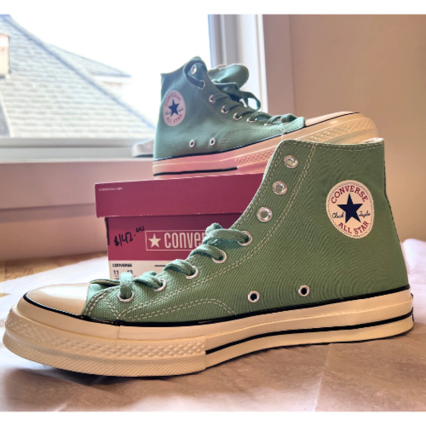 Converse Chuck Taylor All Star High Top Sneakers - Light Green