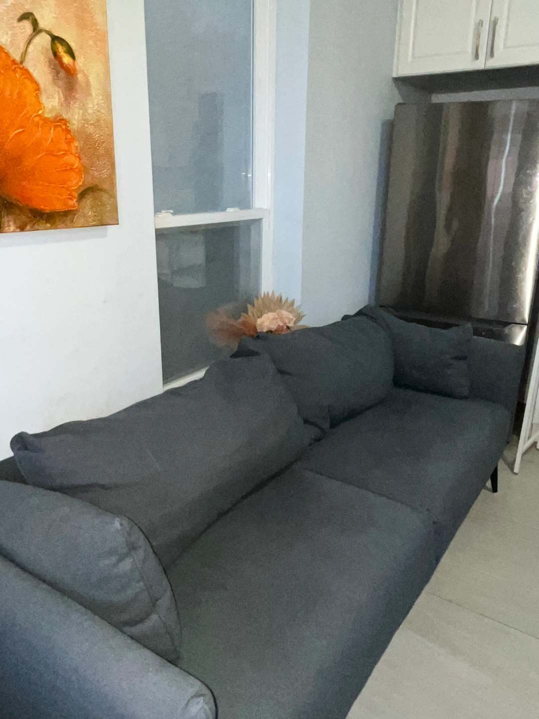 Dark Blue Sofa - photo 2