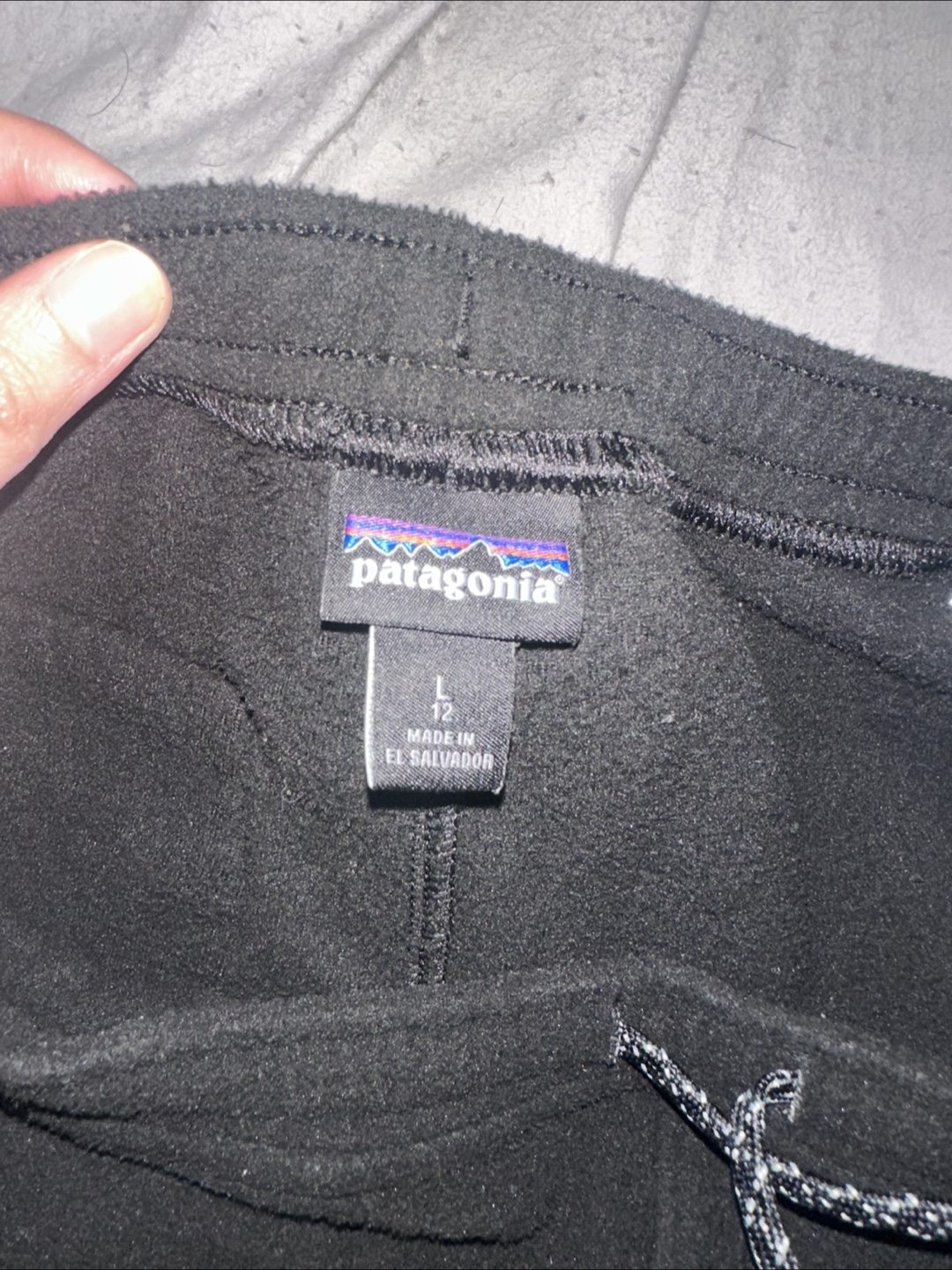 Patagonia Black Fleece Pants Size L 12 - photo 3